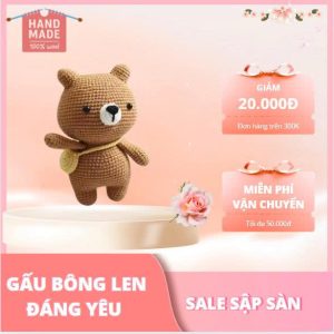 Gấu bông len