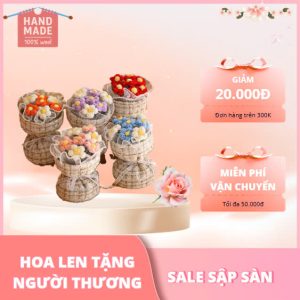 hoa len handmade hà nội bó đẹp