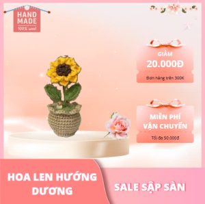 Hoa len hướng dương cao