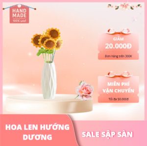 Hoa len hướng dương nhánh