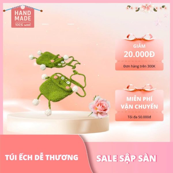 Túi ếch dễ thương