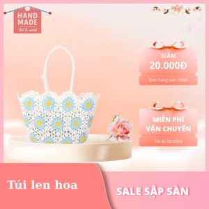 Túi len hoa cúc
