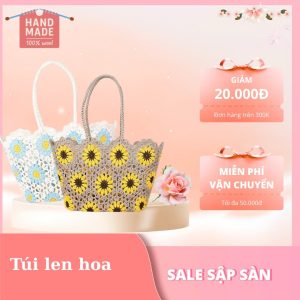 Túi len hoa cúc