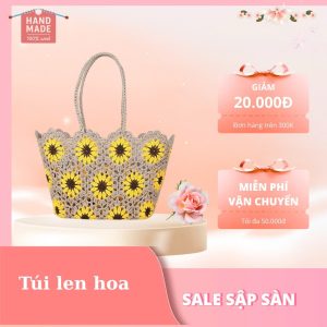 Túi len hoa cúc