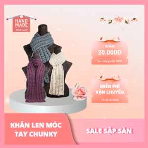 Khăn len chunky
