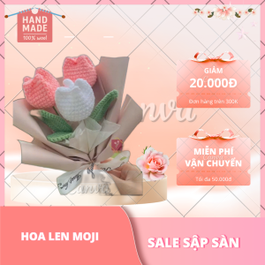 cach goi hoa len 3 bông
